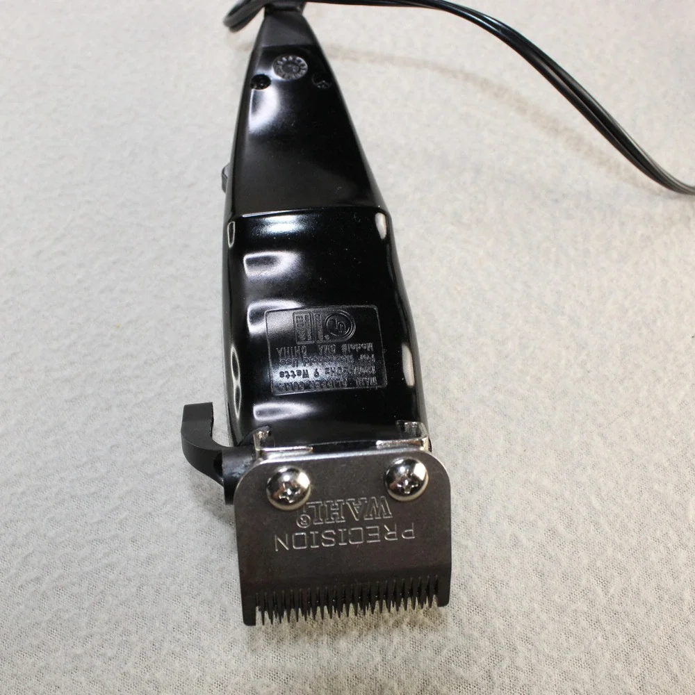 Wahl Hair Clipper Grooming‎ Kit Mens Black Good Corded With Case Scissors Tested